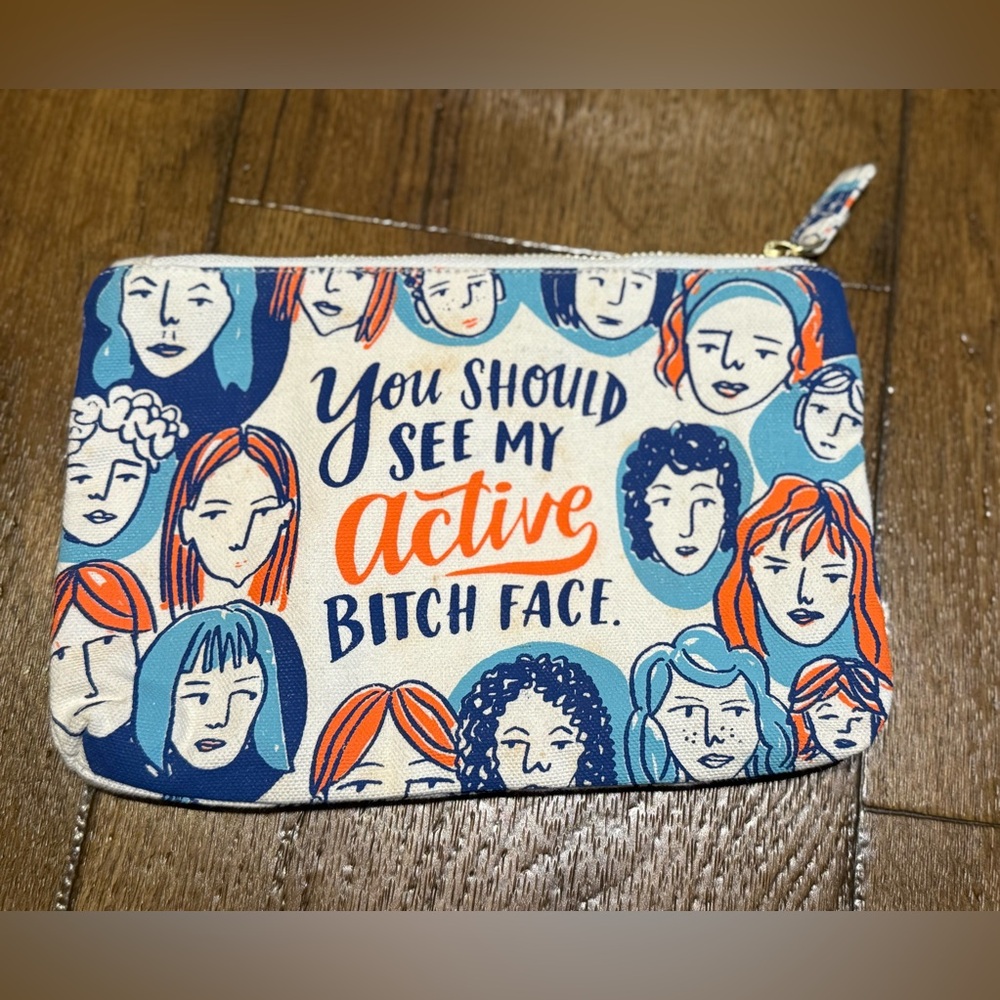 Funny Women's Makeup or pencil Bag NWOT